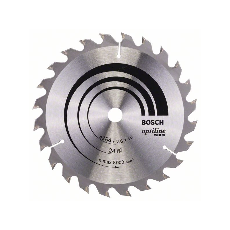 Ripzāģa disks 184x16 mm Optiline Wood