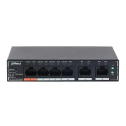 Switch-DAHUA-DH-SG4006P-Switch layer L2-6xRJ-45 ports-RJ-45 Ports Type Gigabit Ethernet ,10-100-1000,-4xPower over Ethernet
