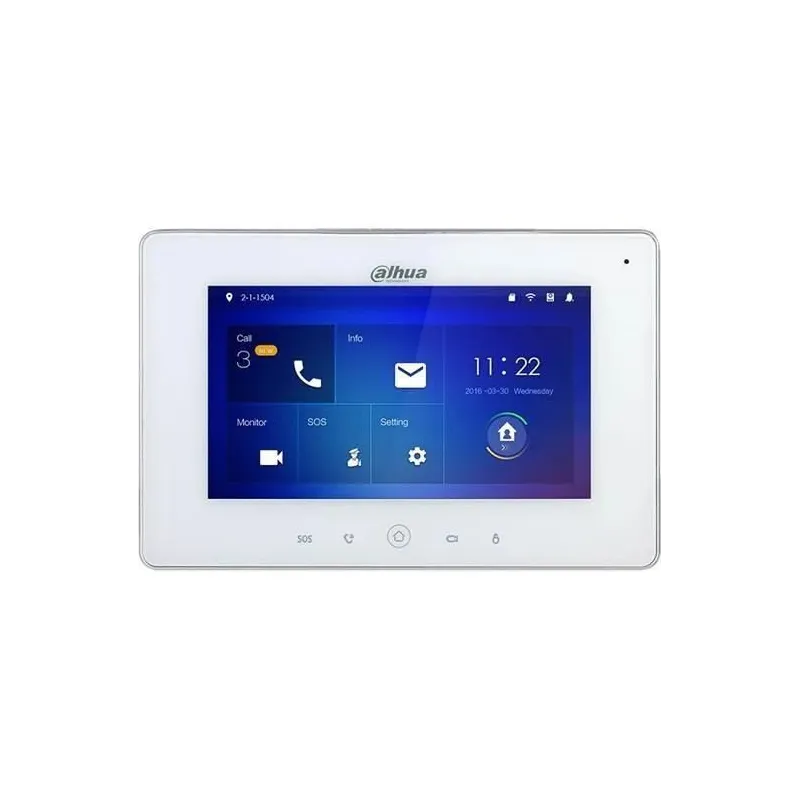 Monitor lcd 7 ip doorphone-wi-fi vth5221dw-s2 dahua