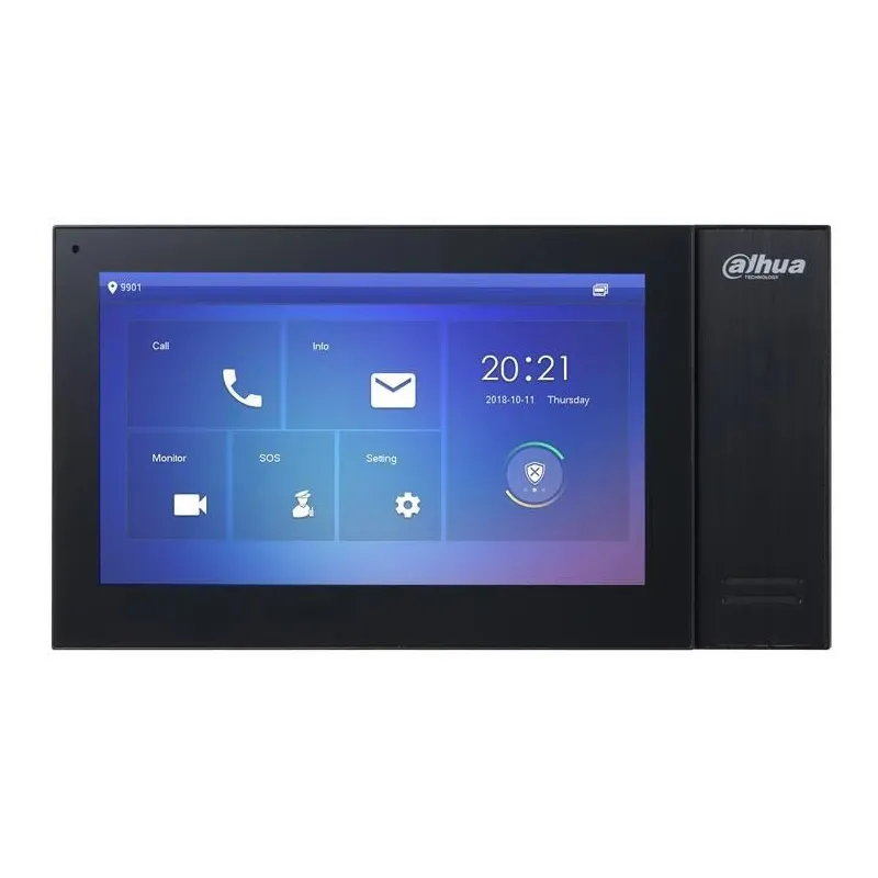 Monitor lcd 7 ip doorphone-vth2421fb-p dahua