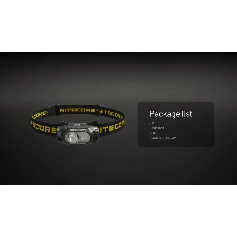 Headlamp h series 240 lumens-ha11 nitecore