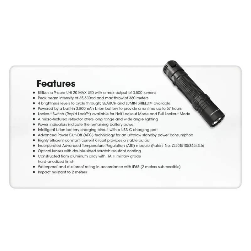 Flashlight edc series-edc31 nitecore