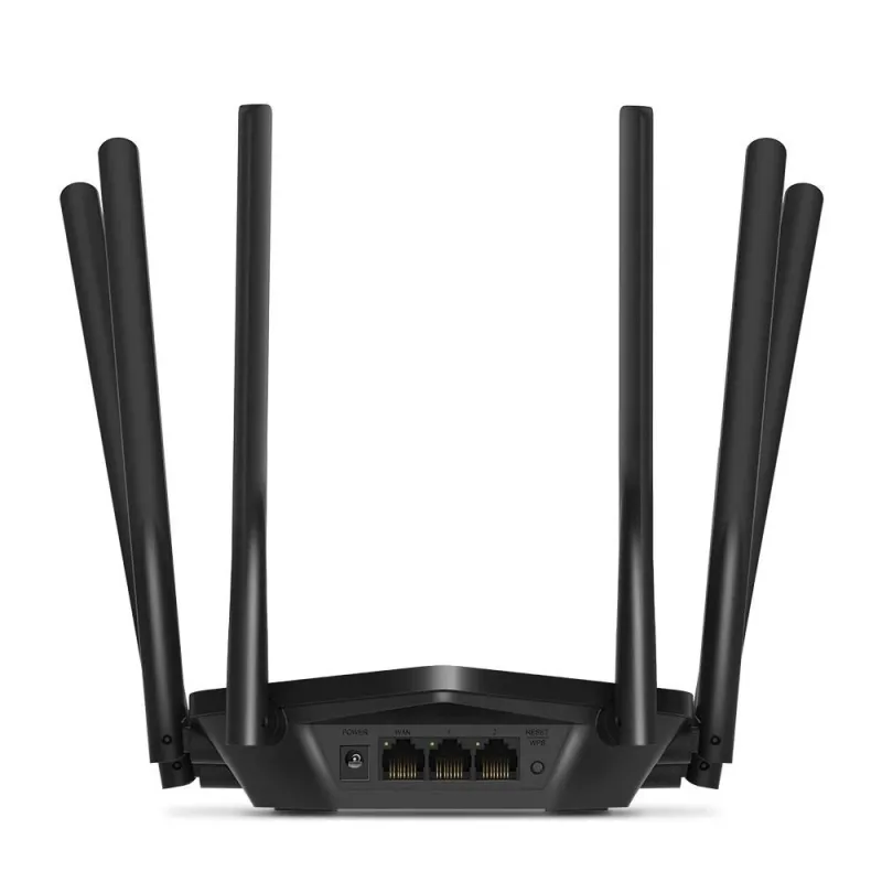 Wireless Router-MERCUSYS-1900 Mbps-1 WAN-2x10-100-1000M-Number of antennas 6-MR50G