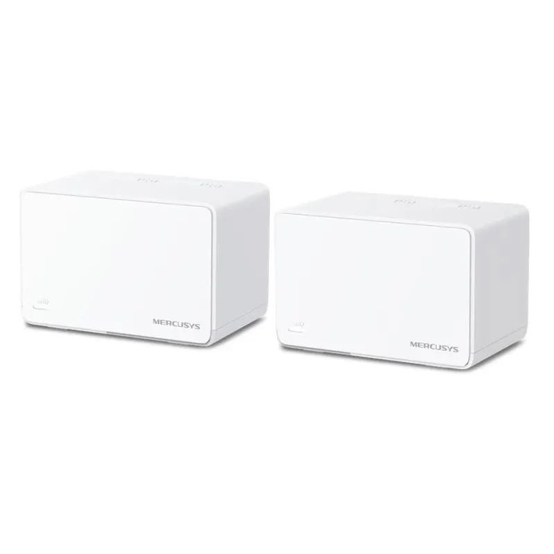 Wireless Router-MERCUSYS-Wireless Router-2-pack-3000 Mbps-Mesh-3x10-100-1000M-HALOH80X,2-PACK,