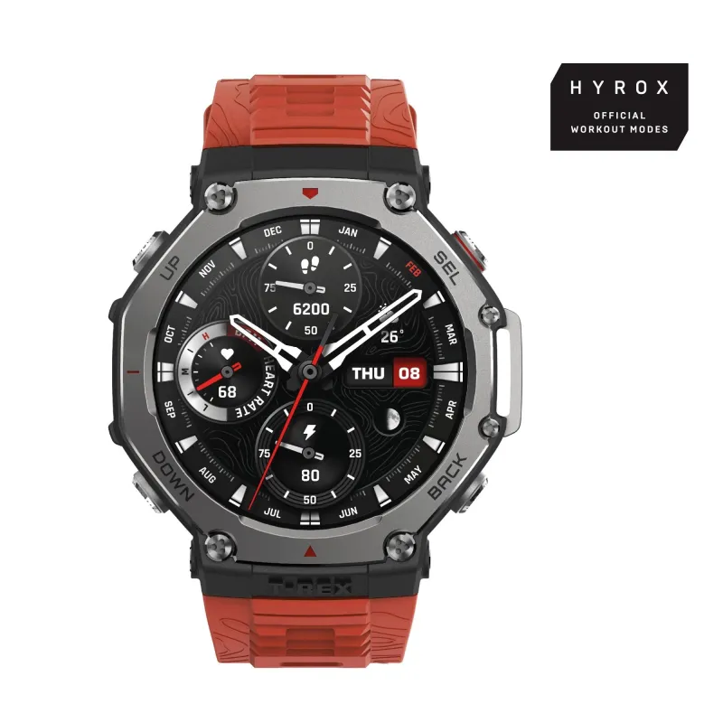 Smartwatch amazfit t-rex 3-lava w2322gl1n huami