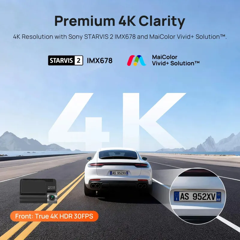 Dashcam 4k-a810s 70mai