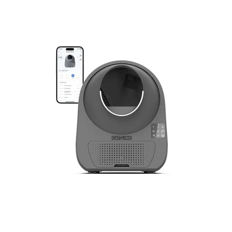 Cat litter box luxury pro-x-dark grey cl-08-grey catlink