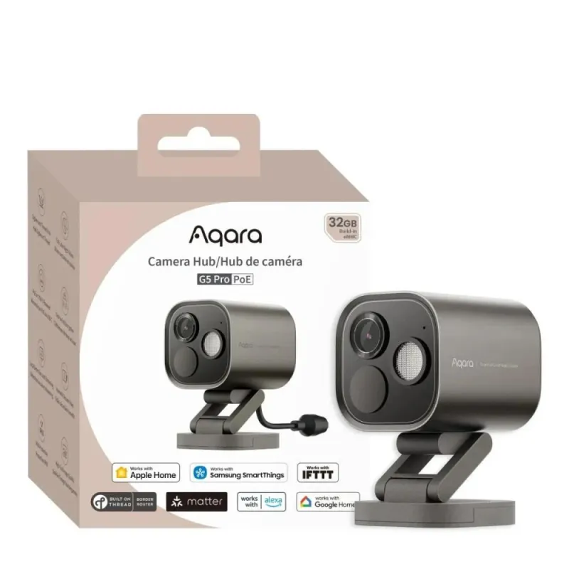 Smart home g5 pro poe camera-hub gray ch-c03d-g aqara