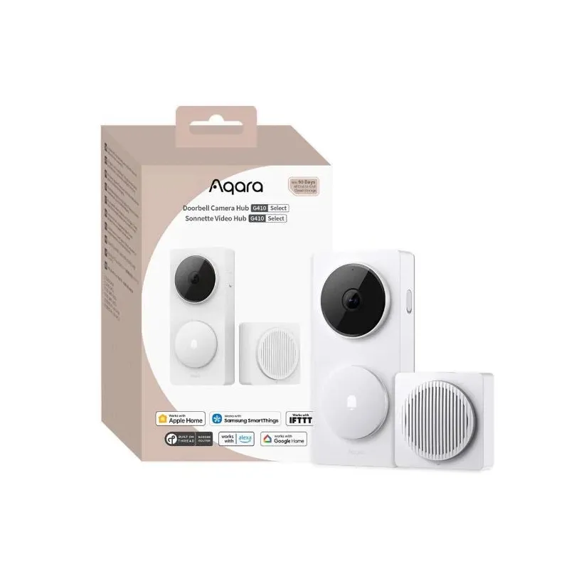 Smart home g410 doorbell cam-hub white ch-c09d-w aqara