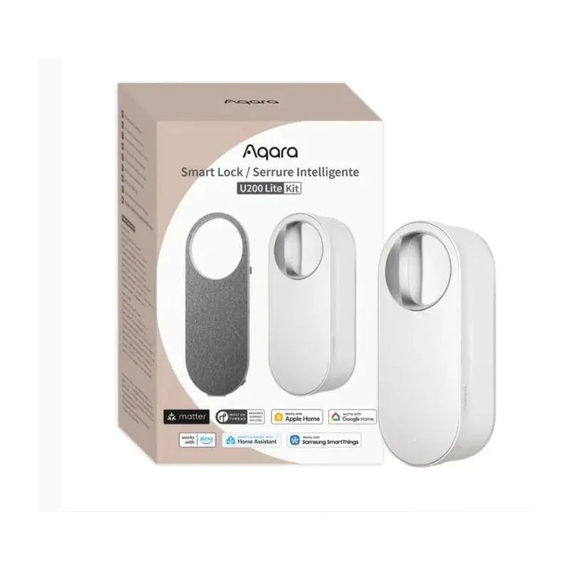 Smart home lock u200 lite kit-white el-d03d-w aqara