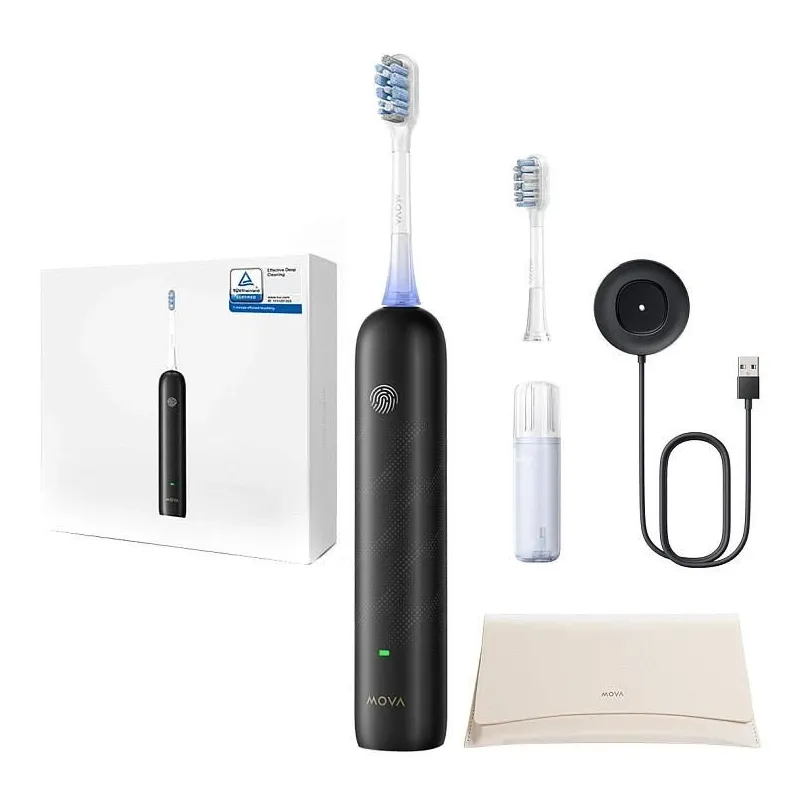 Electric toothbrush-fresh pro black atb15a b mova
