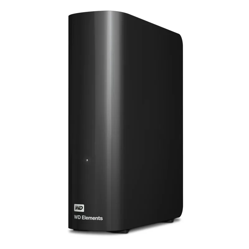 External HDD-WESTERN DIGITAL-Elements Desktop-4TB-USB 3.0-Black-WDBWLG0040HBK-EESN