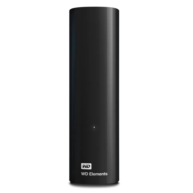 External HDD-WESTERN DIGITAL-Elements Desktop-4TB-USB 3.0-Black-WDBWLG0040HBK-EESN