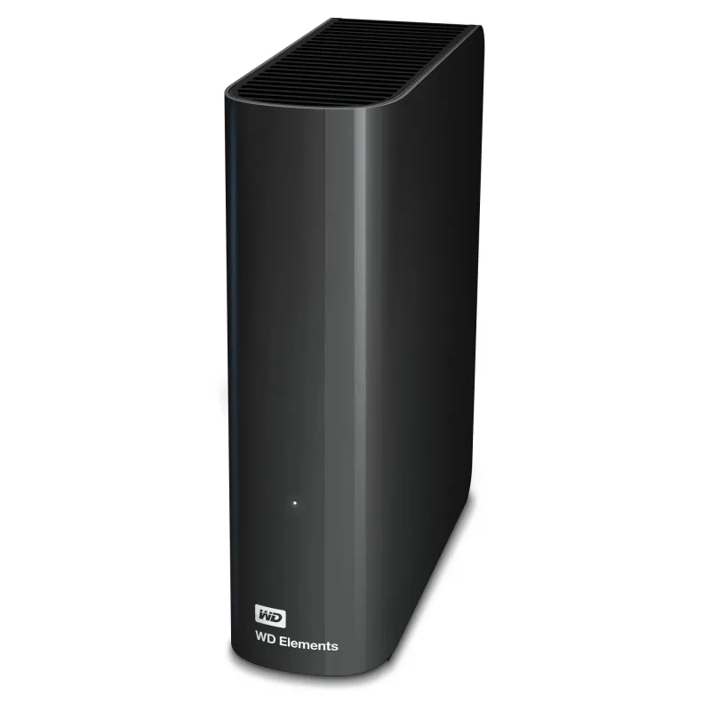 External HDD-WESTERN DIGITAL-Elements Desktop-4TB-USB 3.0-Black-WDBWLG0040HBK-EESN