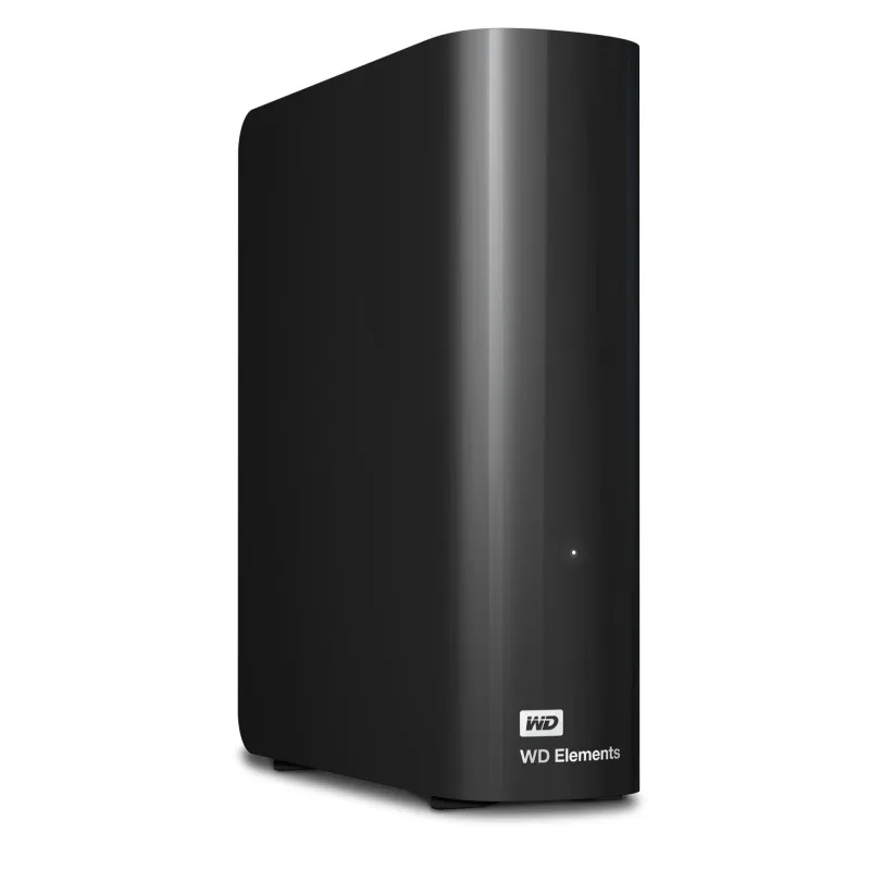 External HDD-WESTERN DIGITAL-Elements Desktop-4TB-USB 3.0-Black-WDBWLG0040HBK-EESN