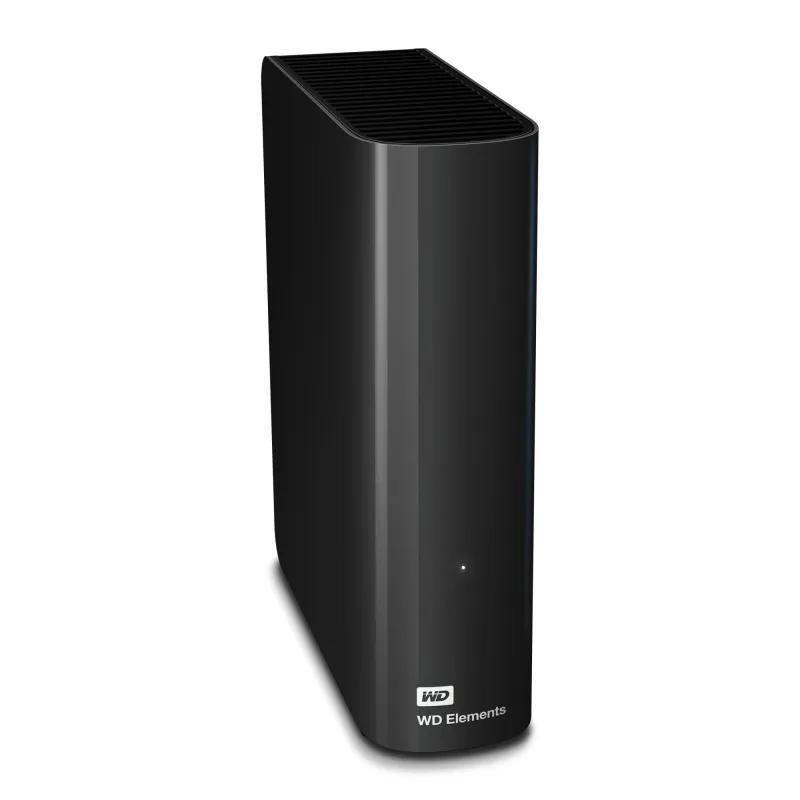 External HDD-WESTERN DIGITAL-Elements Desktop-4TB-USB 3.0-Black-WDBWLG0040HBK-EESN