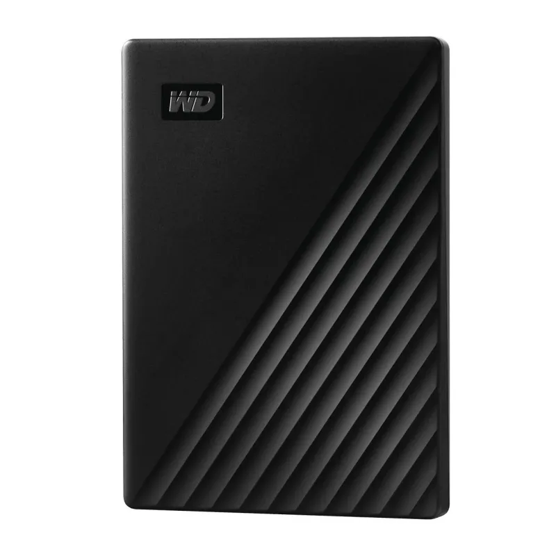 External HDD-WESTERN DIGITAL-My Passport-4TB-USB 2.0-USB 3.0-USB 3.2-Colour Black-WDBPKJ0040BBK-WESN