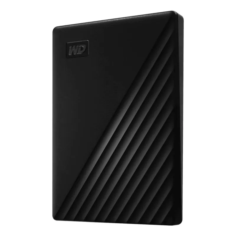 External HDD-WESTERN DIGITAL-My Passport-4TB-USB 2.0-USB 3.0-USB 3.2-Colour Black-WDBPKJ0040BBK-WESN