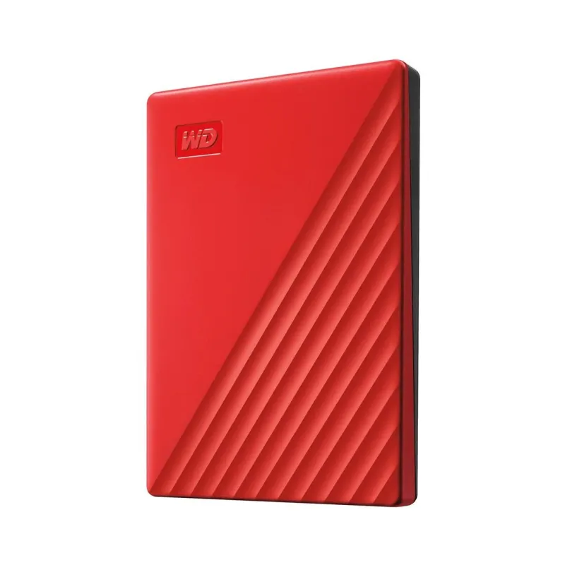 External HDD-WESTERN DIGITAL-My Passport-4TB-USB 2.0-USB 3.0-USB 3.2-Colour Red-WDBPKJ0040BRD-WESN