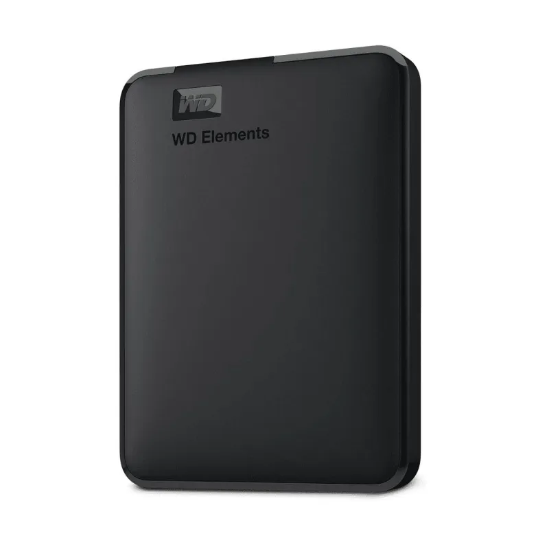 External HDD-WESTERN DIGITAL-Elements Portable-WDBU6Y0050BBK-WESN-5TB-USB 3.0-Colour Black-WDBU6Y0050BBK-WESN