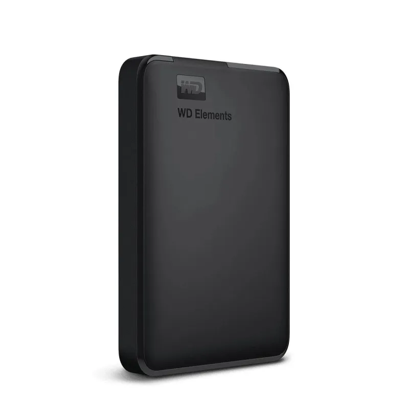 External HDD-WESTERN DIGITAL-Elements Portable-WDBU6Y0050BBK-WESN-5TB-USB 3.0-Colour Black-WDBU6Y0050BBK-WESN