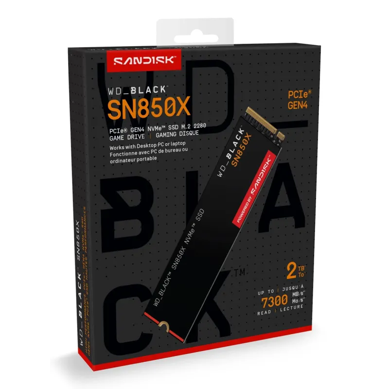 SSD-SANDISK-1200xTBW rating-Read speed 7300 MB-s-Write speed 6600 MB-s-NVMe Yes-PCI Express 4.0-M.2-2000 GB-POWERED BY