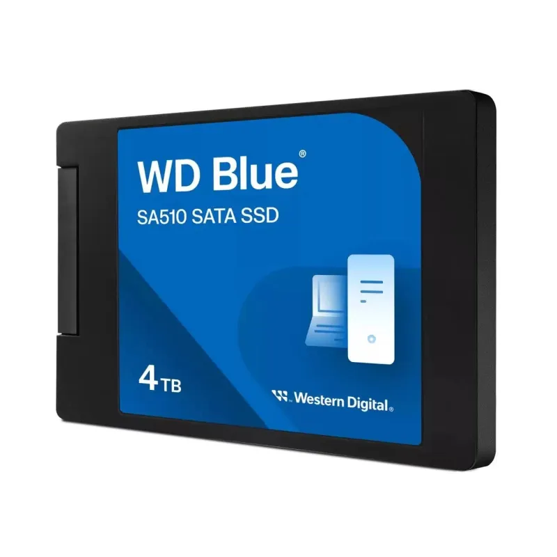 SSD-SANDISK-Blue SA510-POWERED BY SANDISK-4000 GB-Serial ATA-Write speed 520 MB-s-Read speed 560 MB-s-2.5-WDS400T3B0A