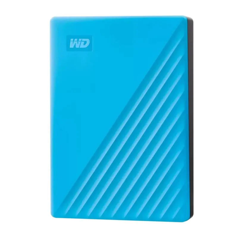 External HDD-WESTERN DIGITAL-My Passport-6TB-USB 2.0-USB 3.2-Colour Sky Blue-WDBR9S0060BBL-WESN
