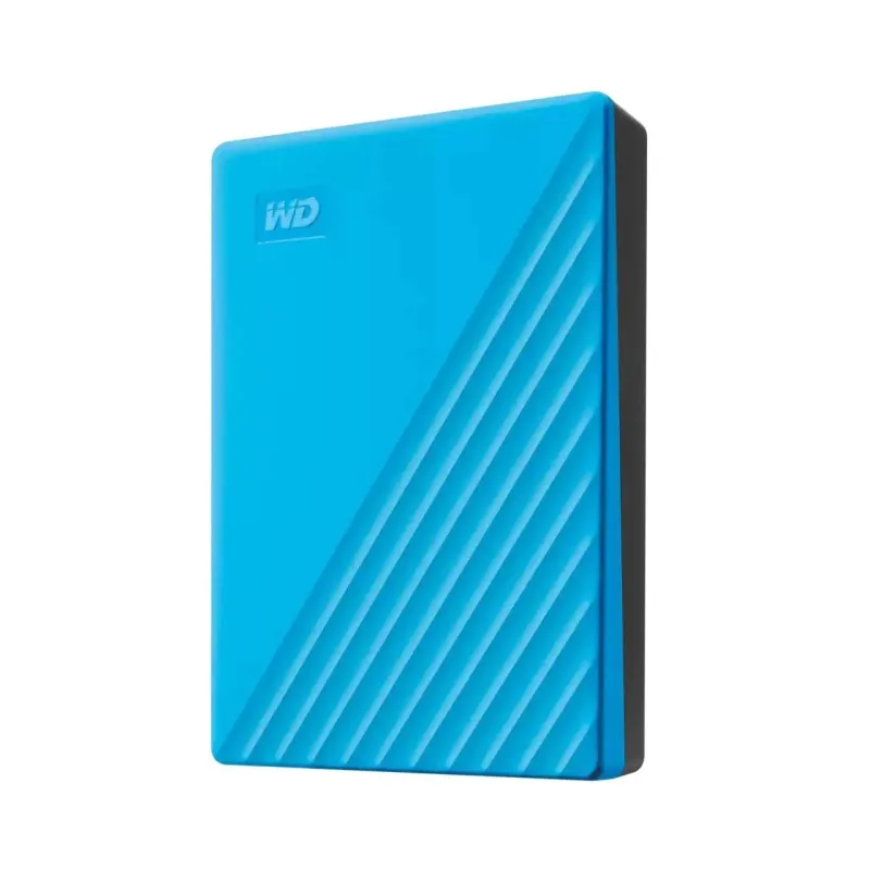 External HDD-WESTERN DIGITAL-My Passport-6TB-USB 2.0-USB 3.2-Colour Sky Blue-WDBR9S0060BBL-WESN