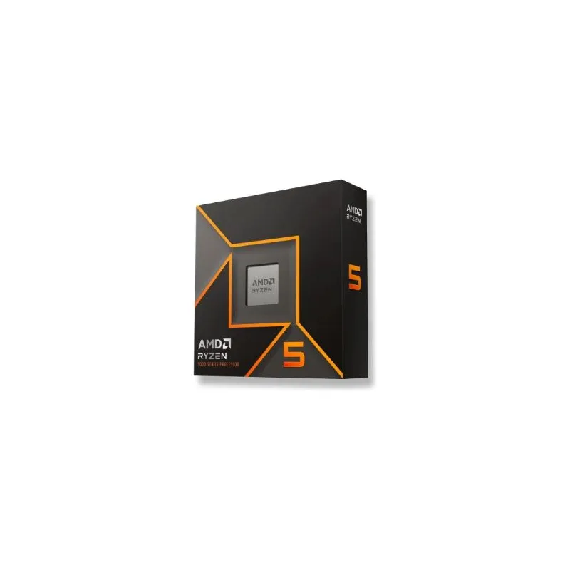 CPU-AMD-Desktop-AMD Ryzen 5-R5-9600X-Granite Ridge AM5-3900 MHz-Cores 6-32MB-Socket SAM5-65 Watts-GPU