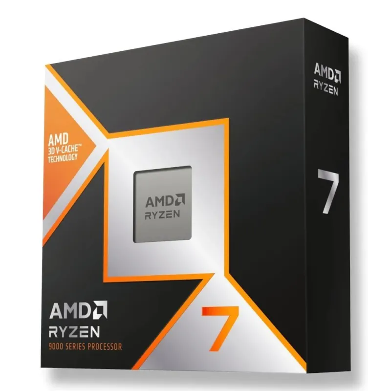 CPU-AMD-AMD RyzenT 7-9850X3D- 4.7 GHz-8xCores-Cache 96 MB-Socket Socket AM5-TDP 120 W-GPU Yes-Box-100-100001973WOF