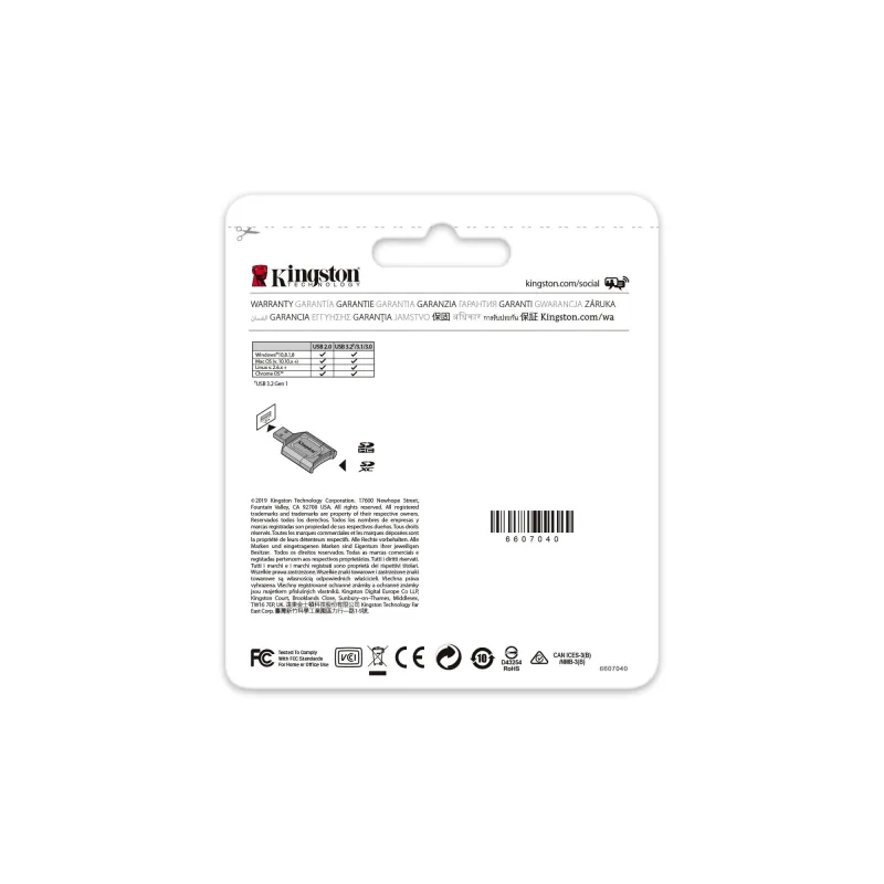 Memory reader flash usb3.2-mlp kingston