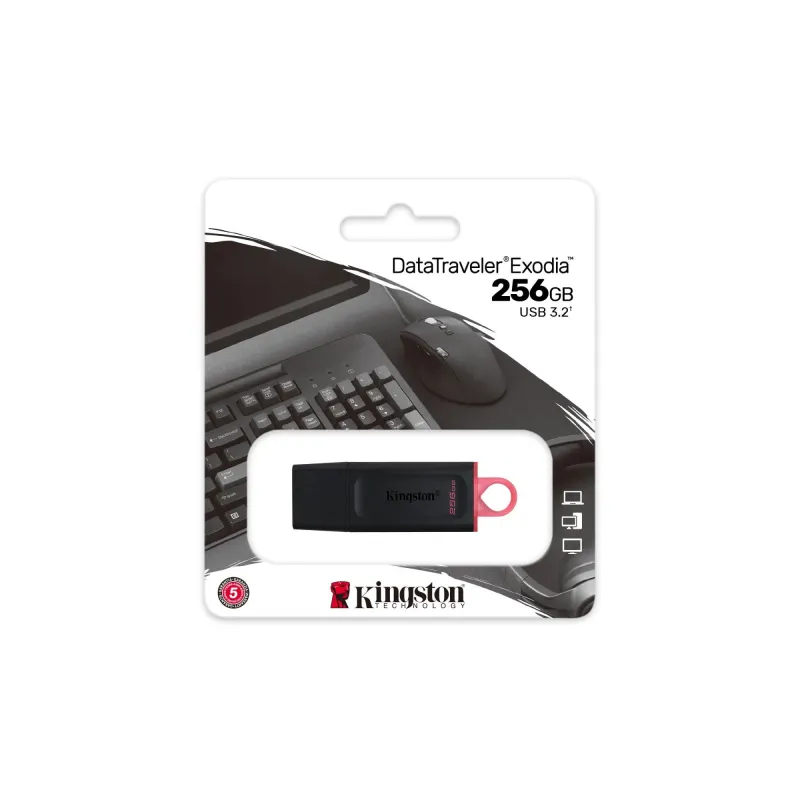 Memory drive flash usb3.2-256gb dtx-256gb kingston