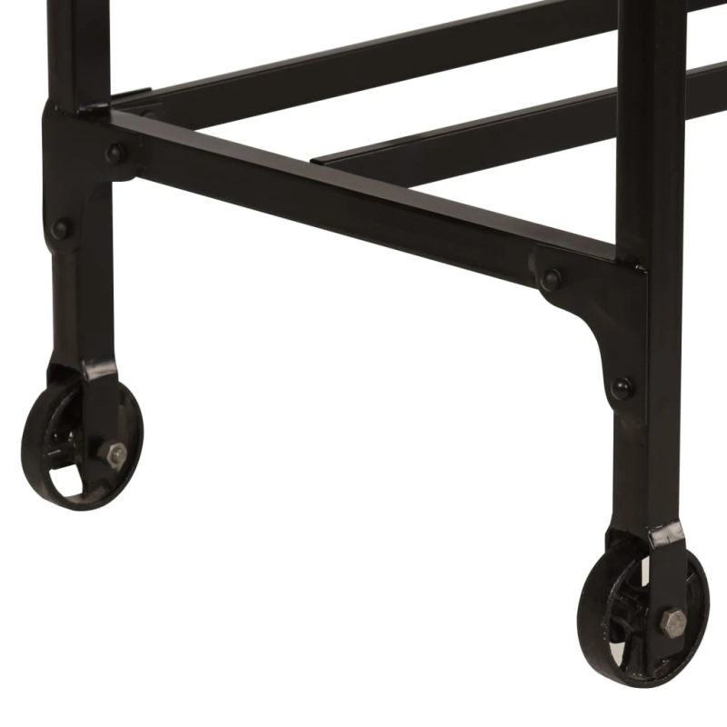 vidaXL rakstāmgalds ar salokāmo krēslu, 115x50x76 cm, mango masīvkoks