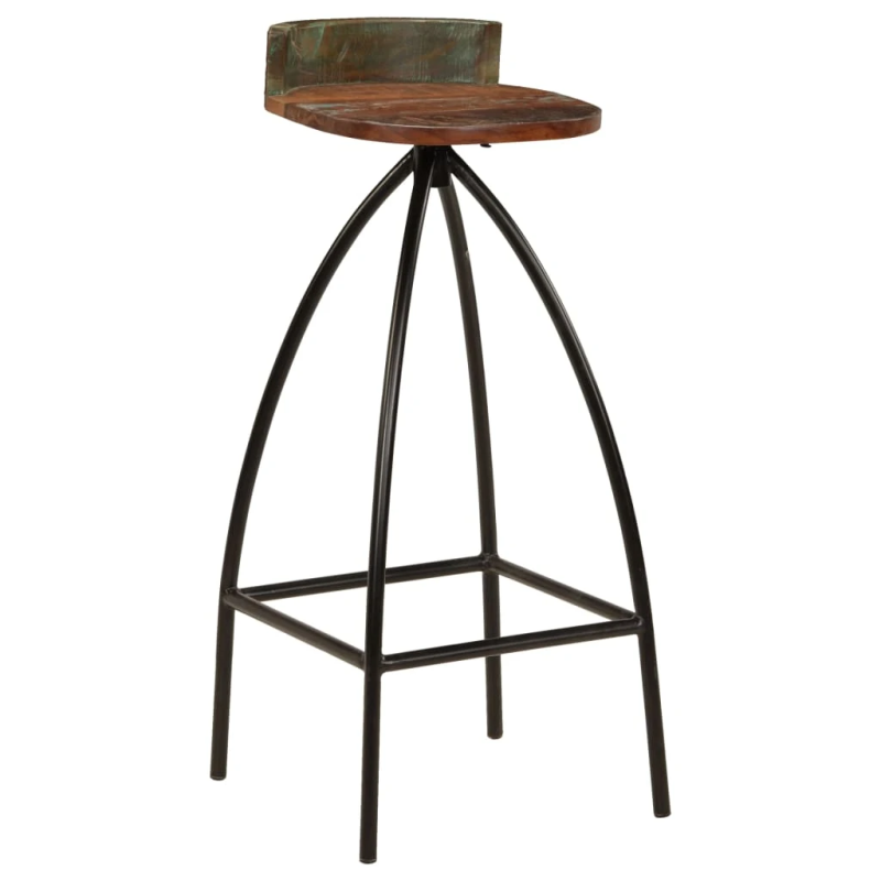 vidaXL bāra krēsli, 2 gab., pārstrādāts masīvkoks