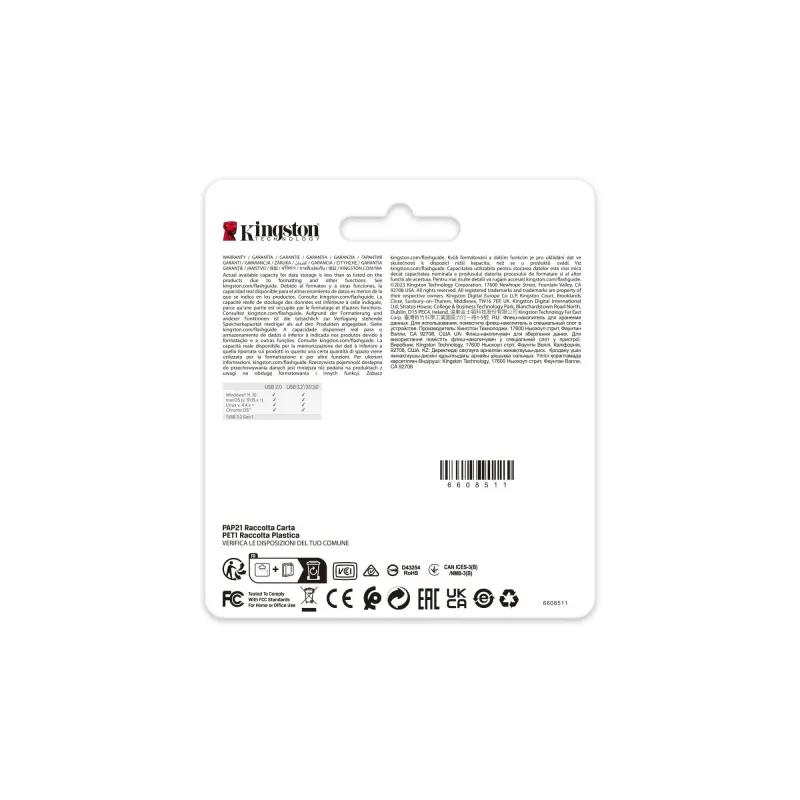 Memory drive flash usb3.2-128gb dtse9g3-128gb kingston