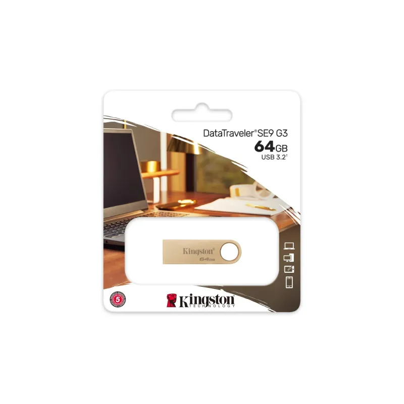 Memory drive flash usb3.2 64gb-dtse9g3-64gb kingston