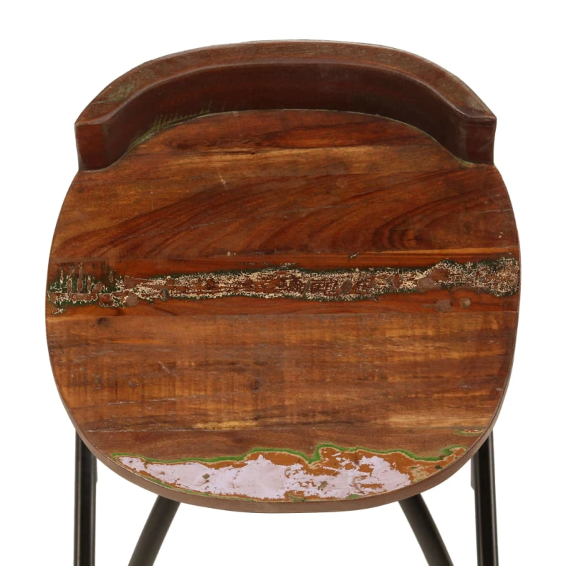 vidaXL bāra krēsli, 2 gab., pārstrādāts masīvkoks