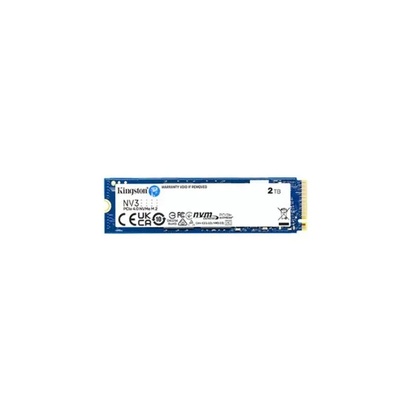 SSD-KINGSTON-NV3-2TB-M.2-PCIE-NVMe-3D NAND-Write speed 5000 MBytes-sec-Read speed 6000 MBytes-sec-TBW 640 TB-MTBF 200000