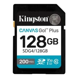 Kingston - Canvas Go! Plus - 128 GB - SD - Flash memory class Class 10, UHS-I, U3, V30