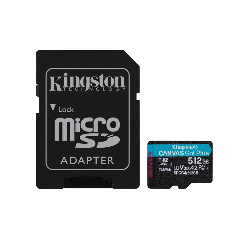Memory micro sdxc 512gb uhs-i-w-a sdcg4-512gb kingston