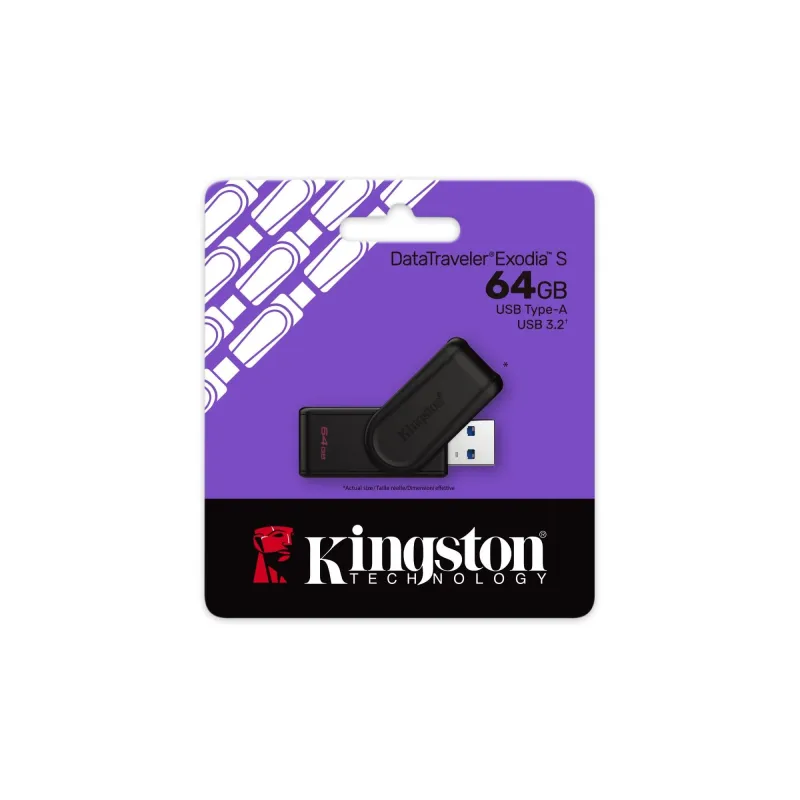 Memory drive flash usb3.2-64gb dtxs-64gb kingston