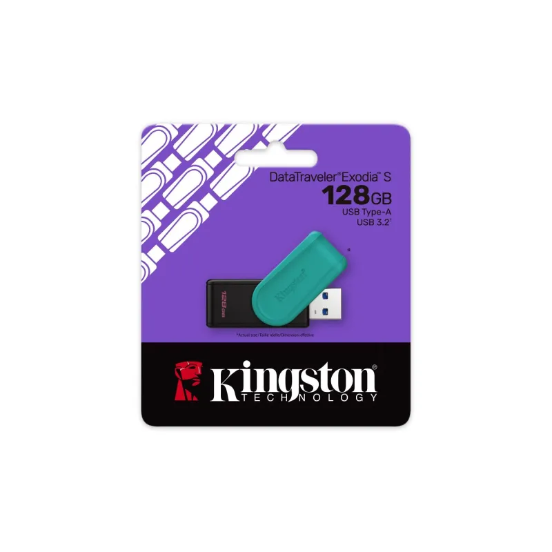 Memory drive flash usb3.2-128gb dtxs-128gb kingston