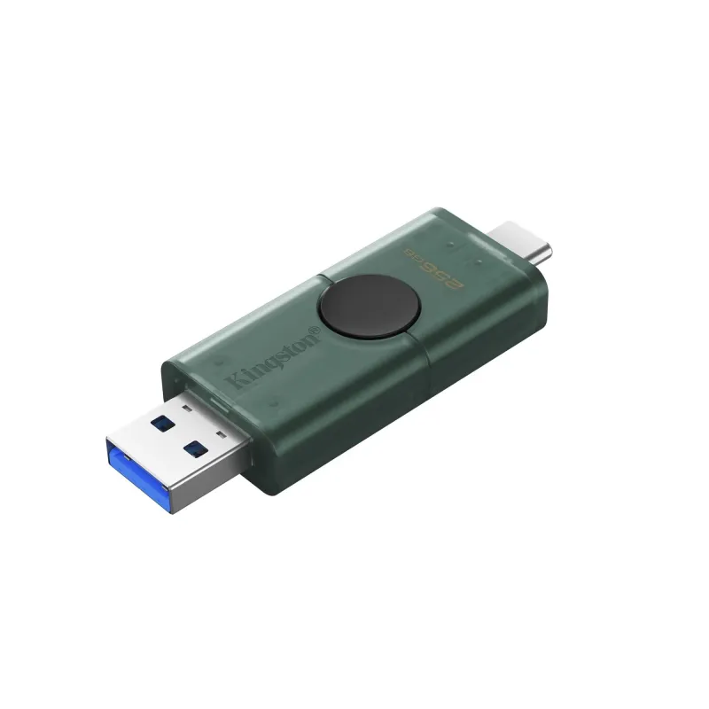 Memory drive flash usb-a-usb-c-256g duo dtdeg2-256gb kingston