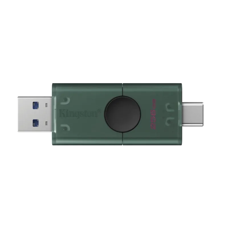 Memory drive flash usb-a-usb-c-256g duo dtdeg2-256gb kingston