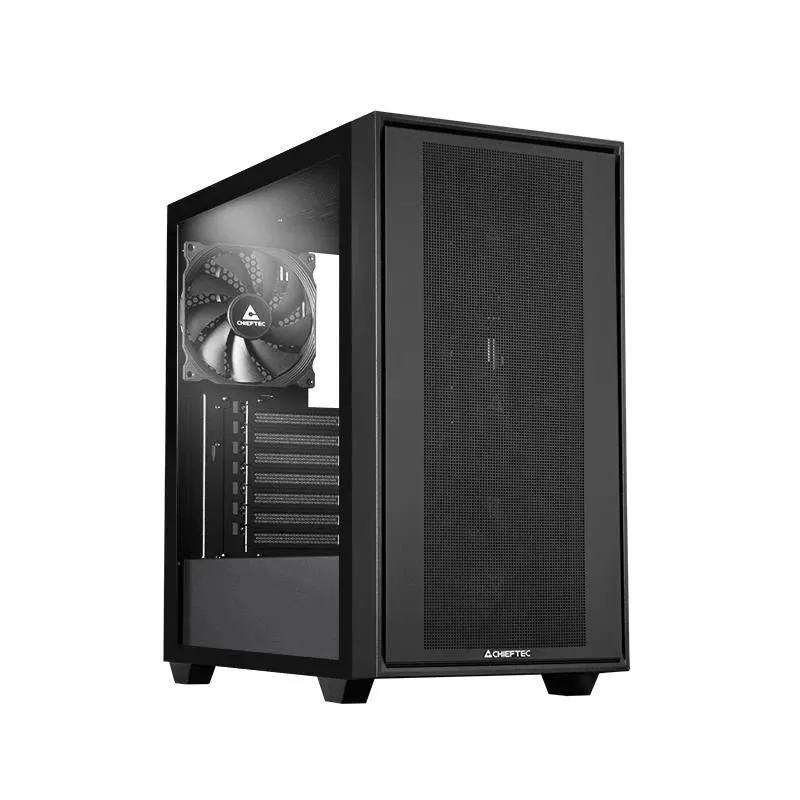 Case-CHIEFTEC-Night Hunter-MidiTower-Case product features Transparent panel-Not included-ATX-EATX-MicroATX-MiniITX-Colour