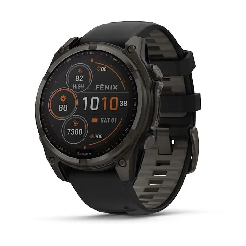 Smartwatch fenix 8 sapp. solar-black-gray 010-02906-11 garmin