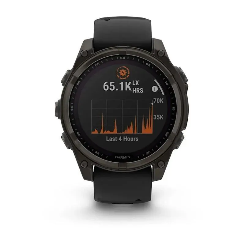 Smartwatch fenix 8 sapp. solar-black-gray 010-02906-11 garmin