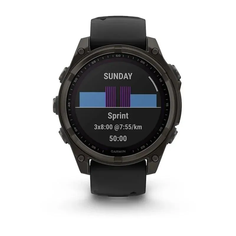 Smartwatch fenix 8 sapp. solar-black-gray 010-02906-11 garmin