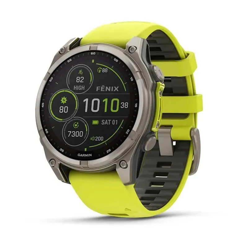 Smartwatch fenix 8 sapp. solar-yellow 010-02906-21 garmin